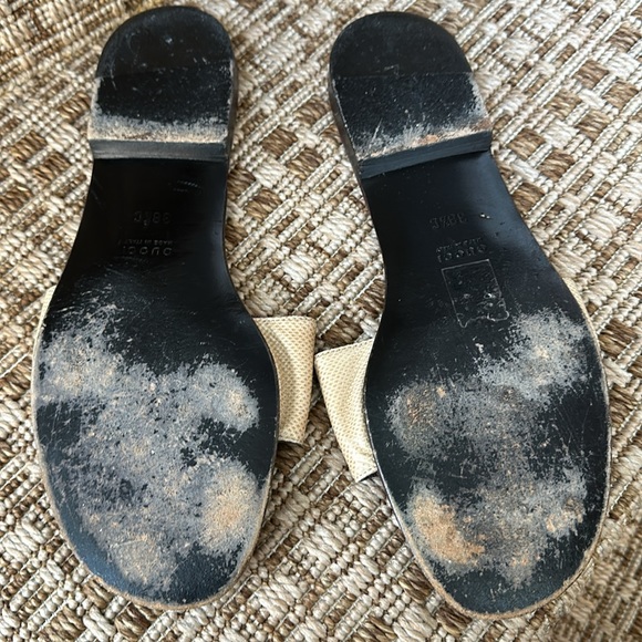 🌷GUCCI SANDALS SIZE 8.5 - Picture 8 of 11